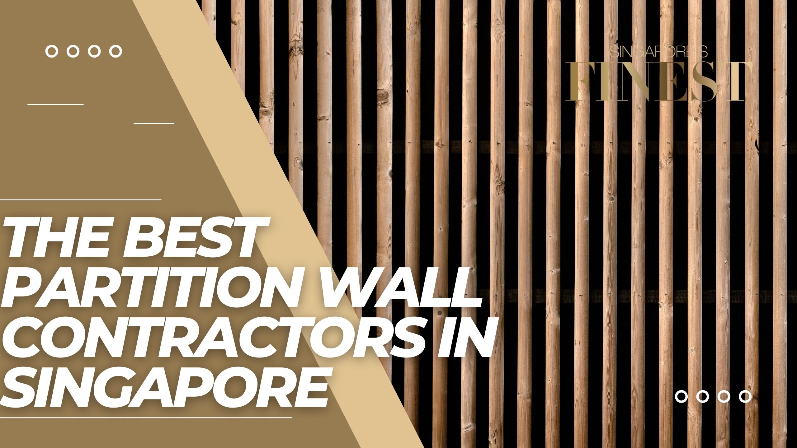 The Finest Partition Wall Contractors in Singapore