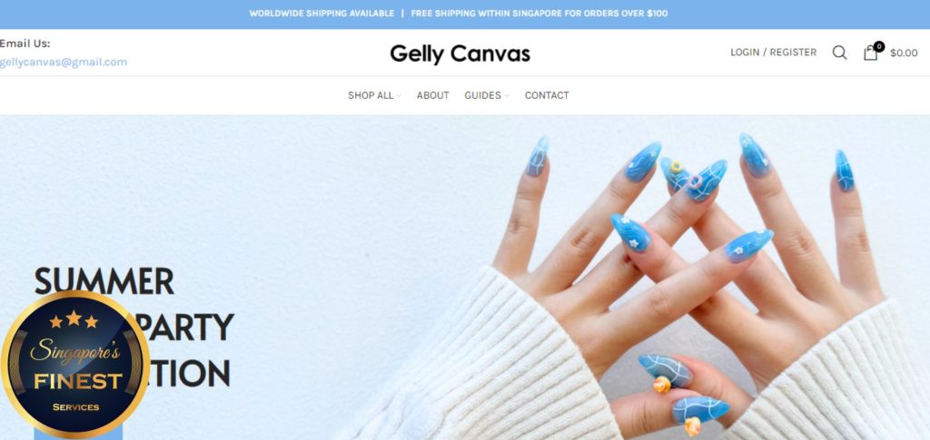 Gelly Canvas - Nail Salons Singapore