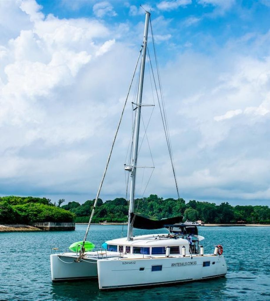 white sails yacht charter