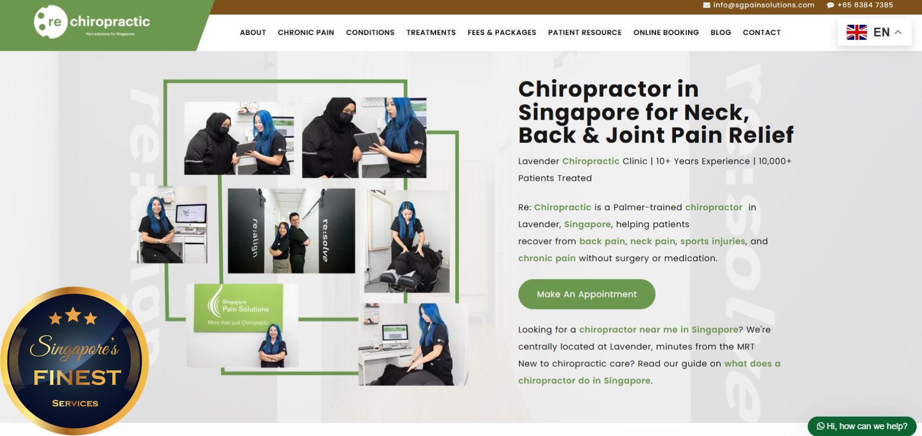 Re:Chiropractic Singapore - Best Chiropractors in Singapore