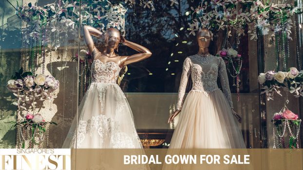 ❅Wedding-Dress Champagne Removable Train Bridal-Gowns Tulle Lace Appliques  Gold Elegant | Shopee Singapore
