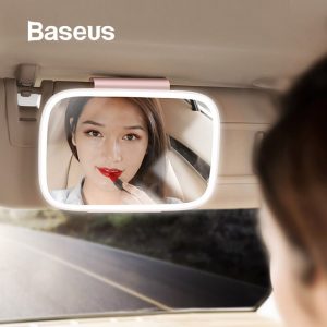 baseus car vanity mirror with light