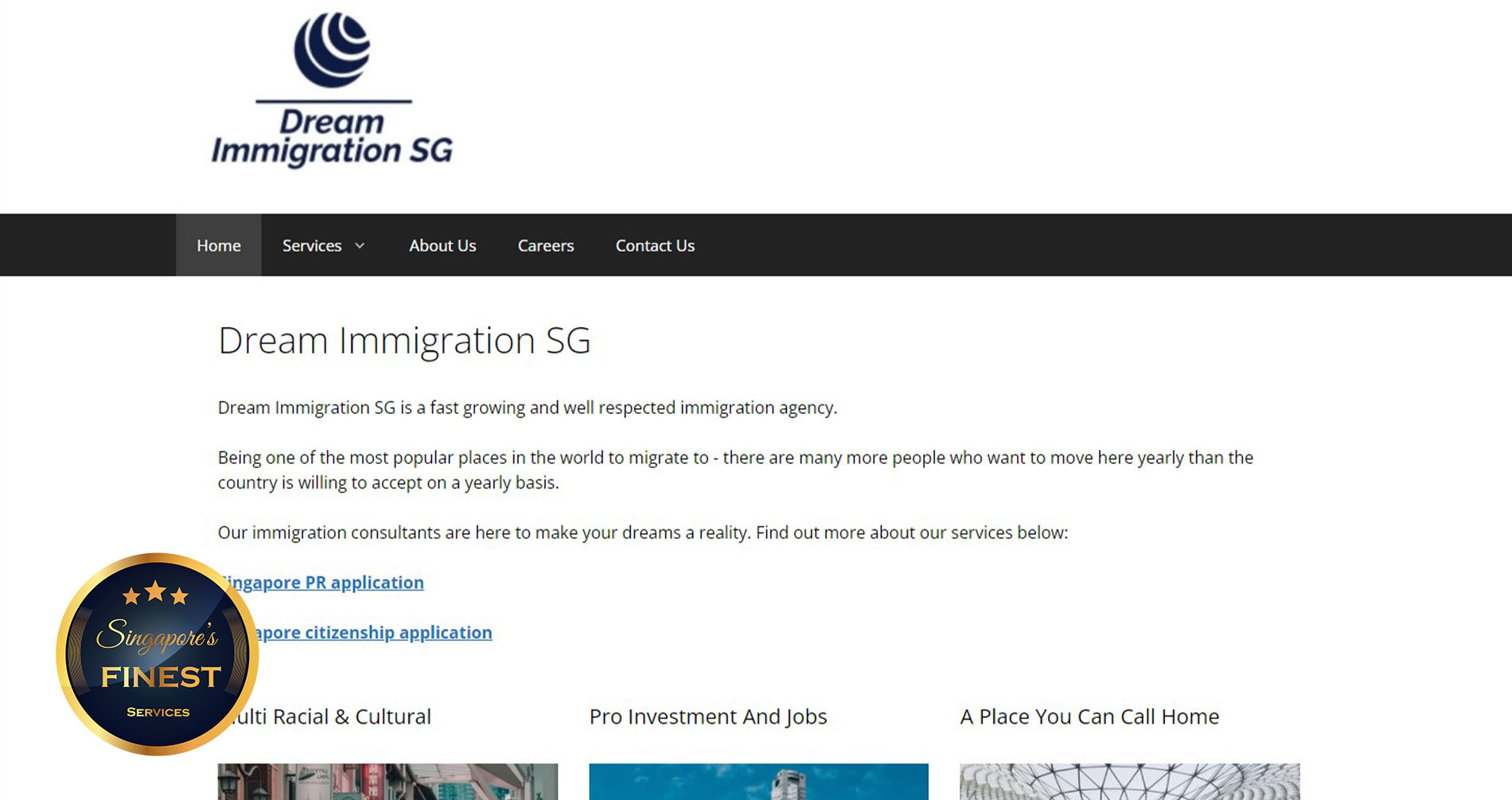 Dream Immigration SG - Immigration services Singapore