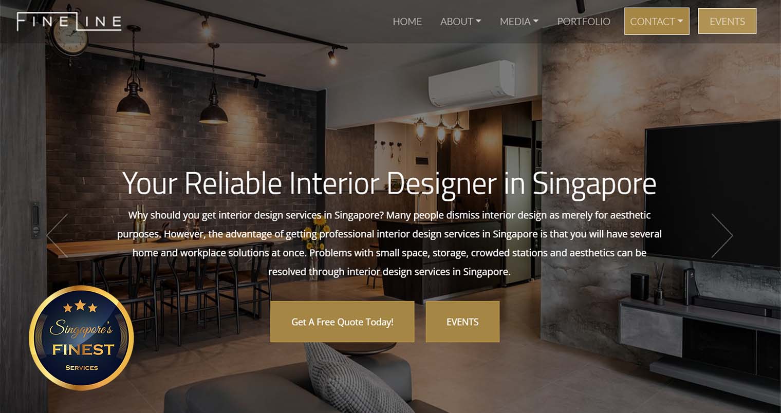 Fine Line - Interior Design Companies Singapore