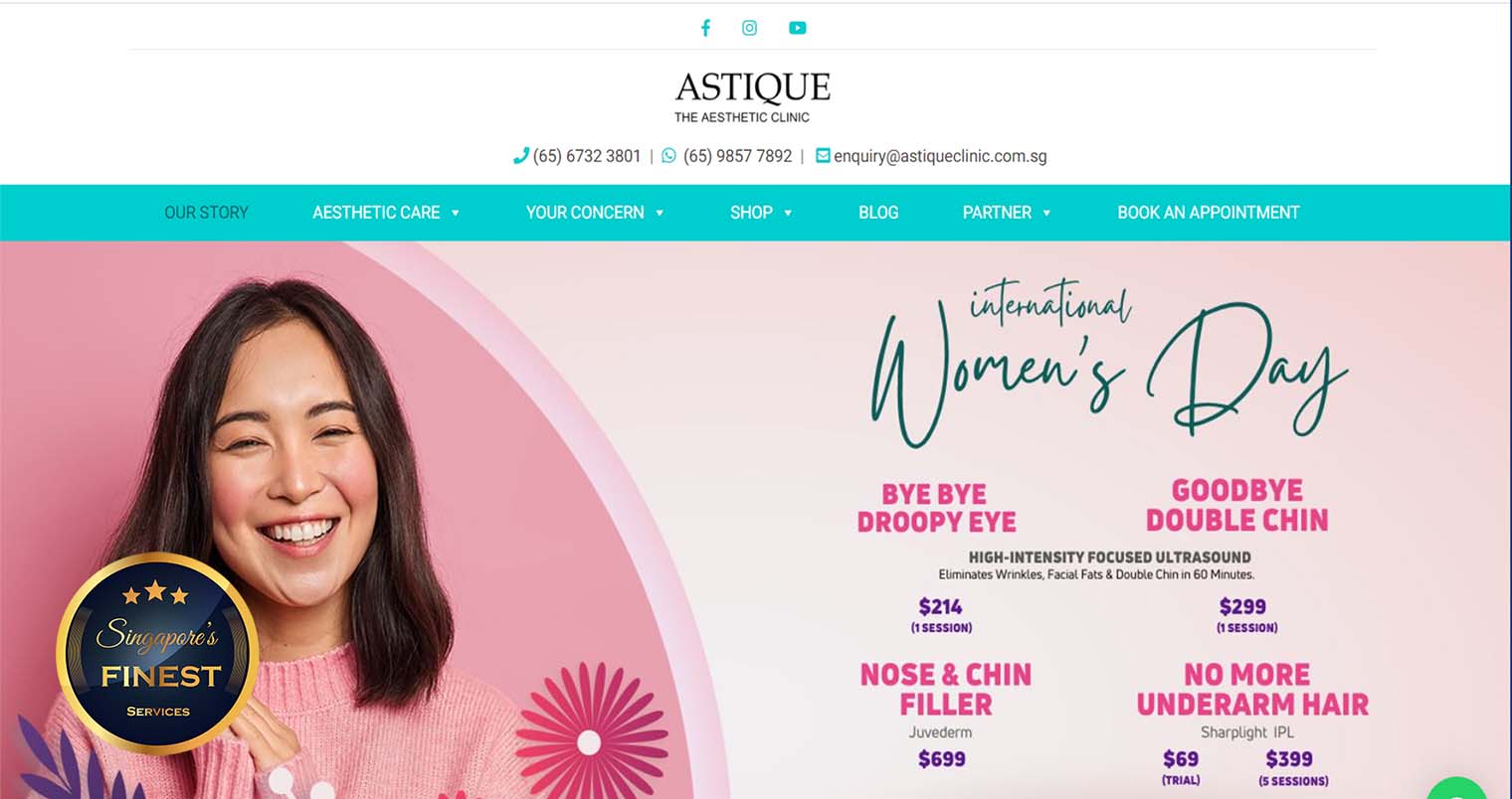 Astique - Aesthetic Clinics Singapore