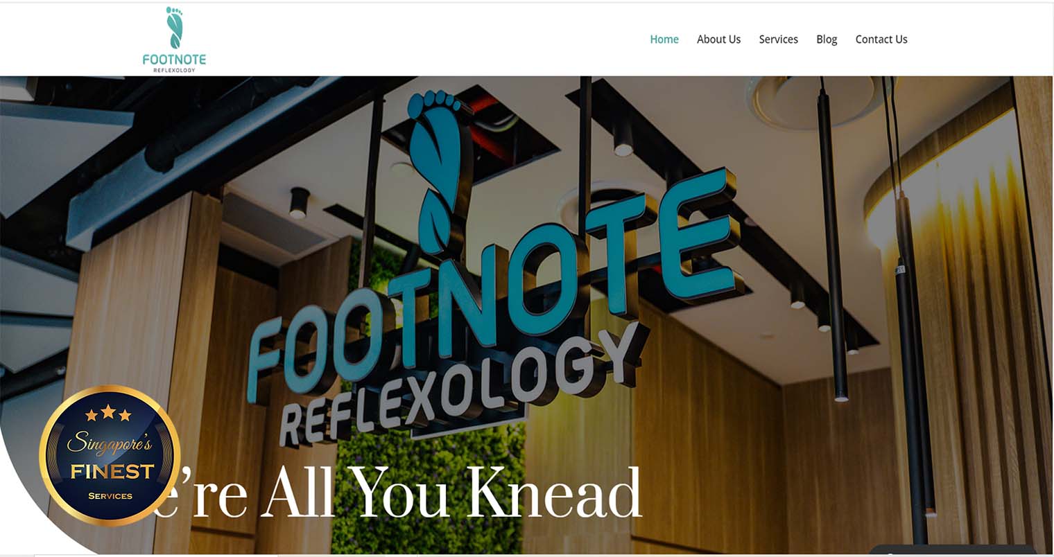 Foot Note - Foot Reflexology Centers in Singapore