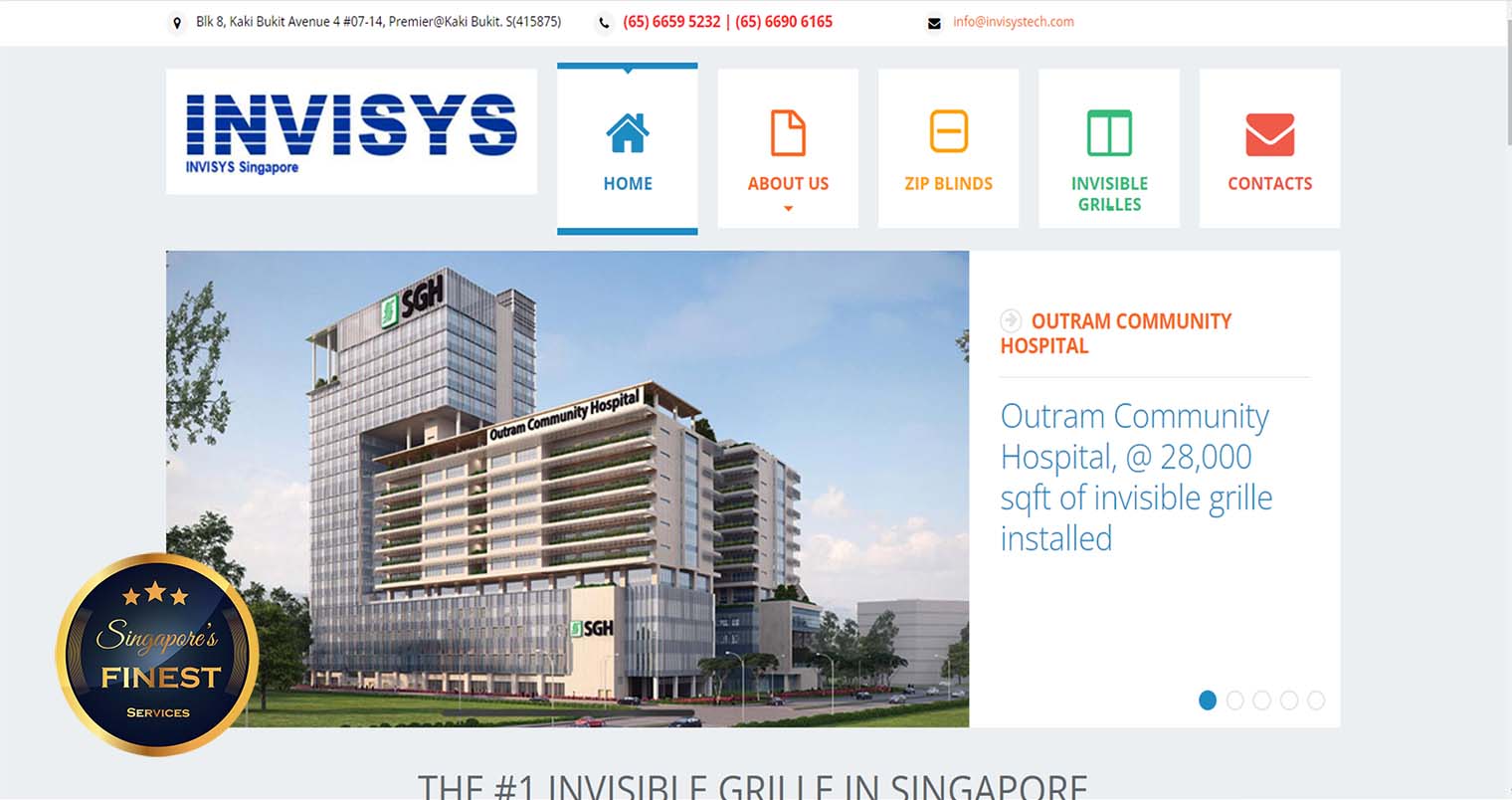 Invisys - Invisible Grille Singapore