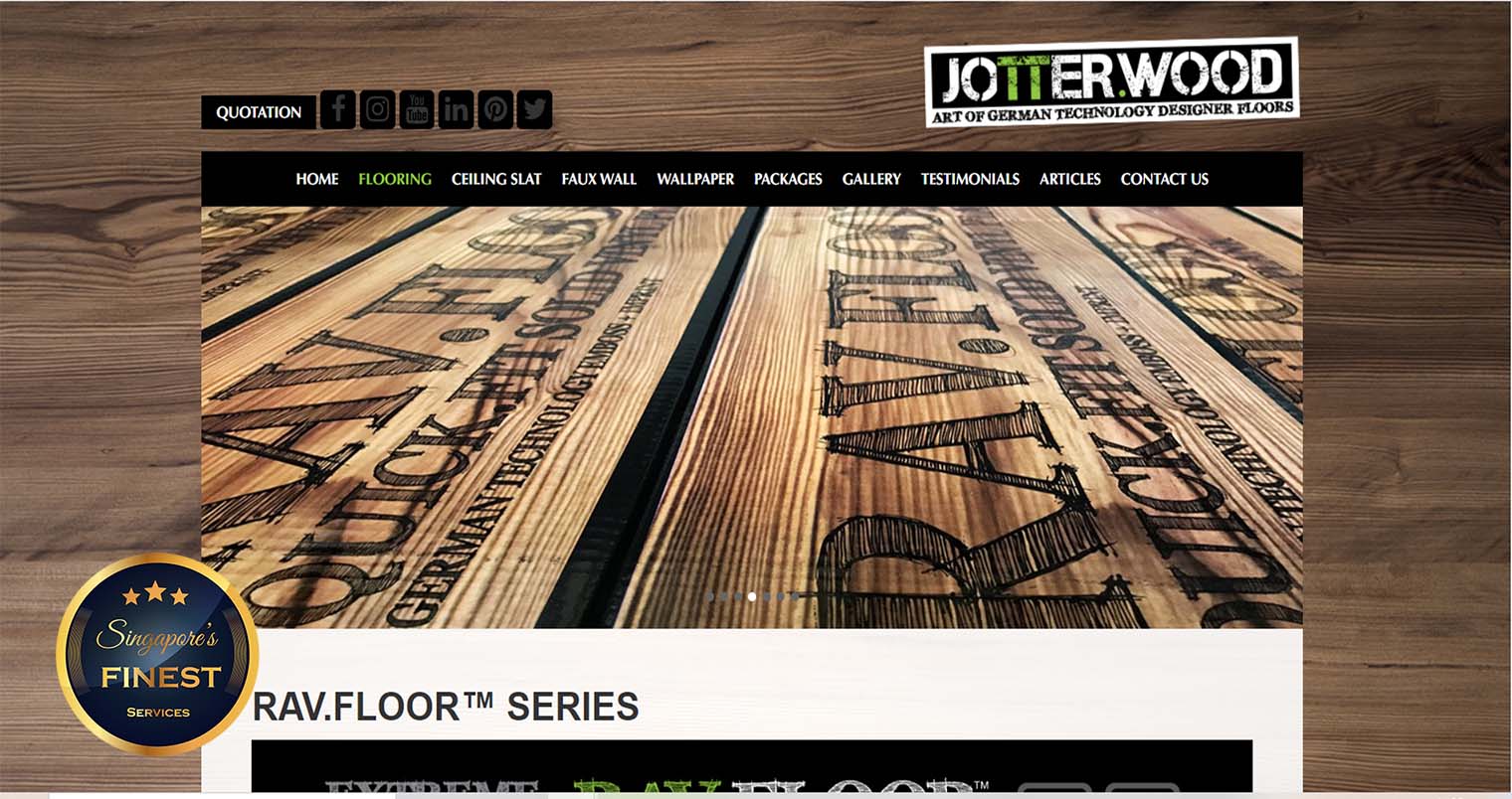Jotter Wood - Vinyl Floor Supplier in Singapore