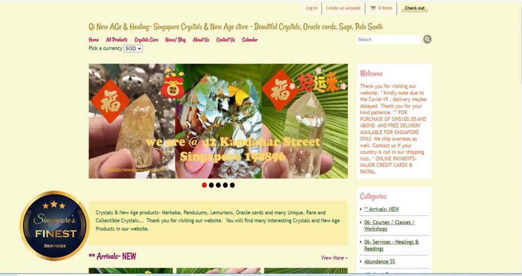 10 Trustworthy Crystal Shop in Singapore [2024]