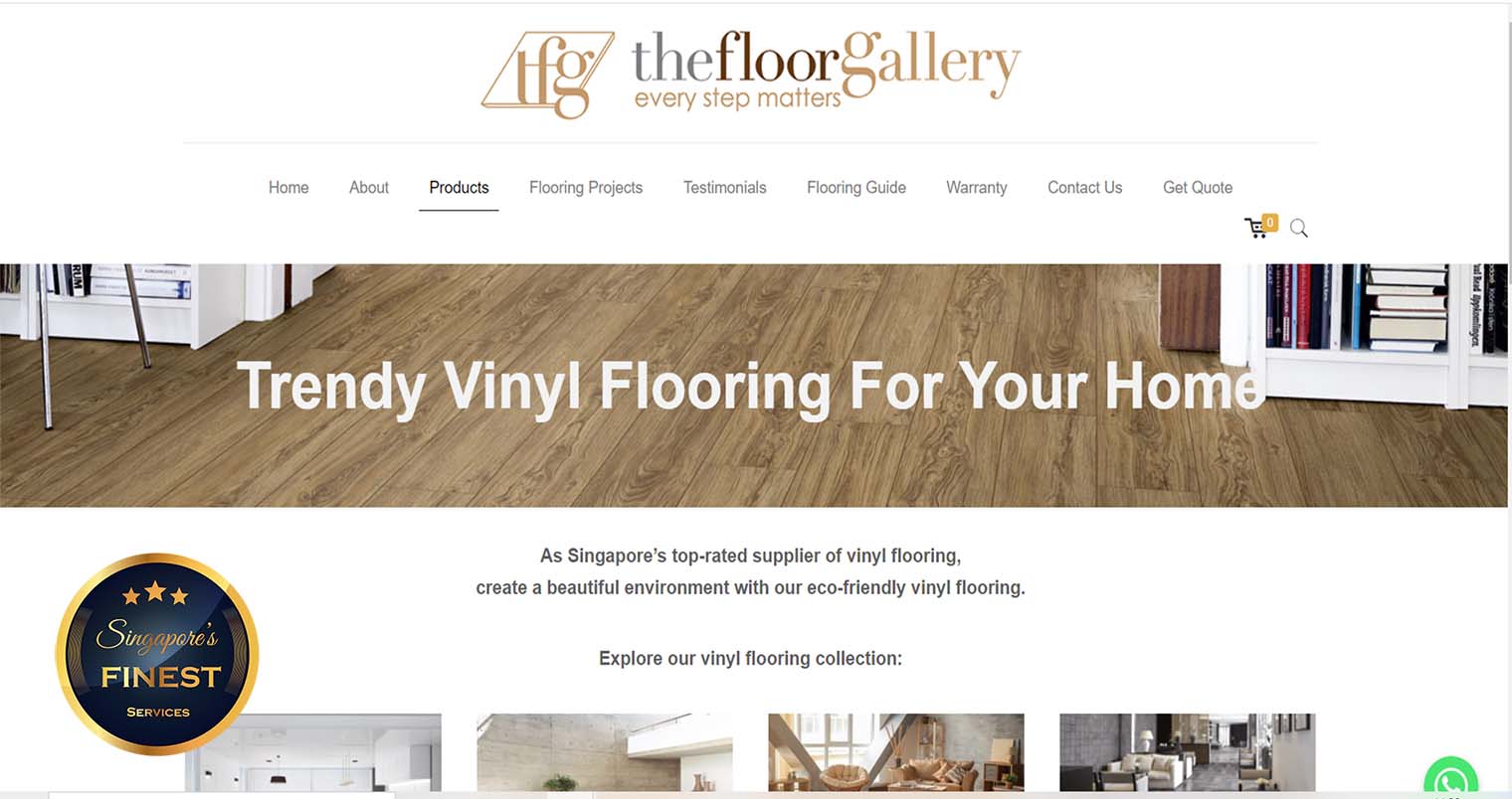 The Floor Gallery - Vinyl Floor Supplier in Singapore