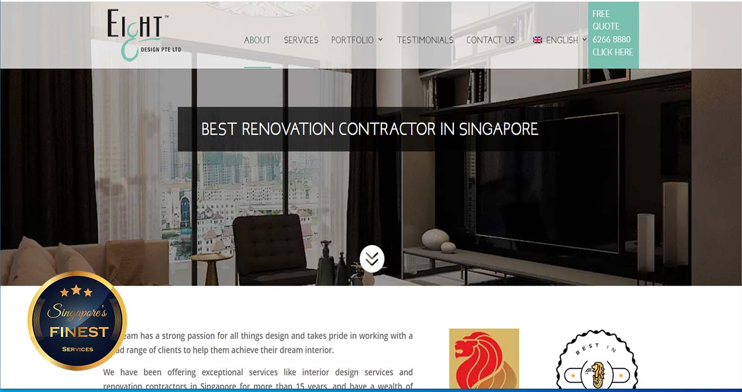 Eight Design - Renovation Contractor Singapore