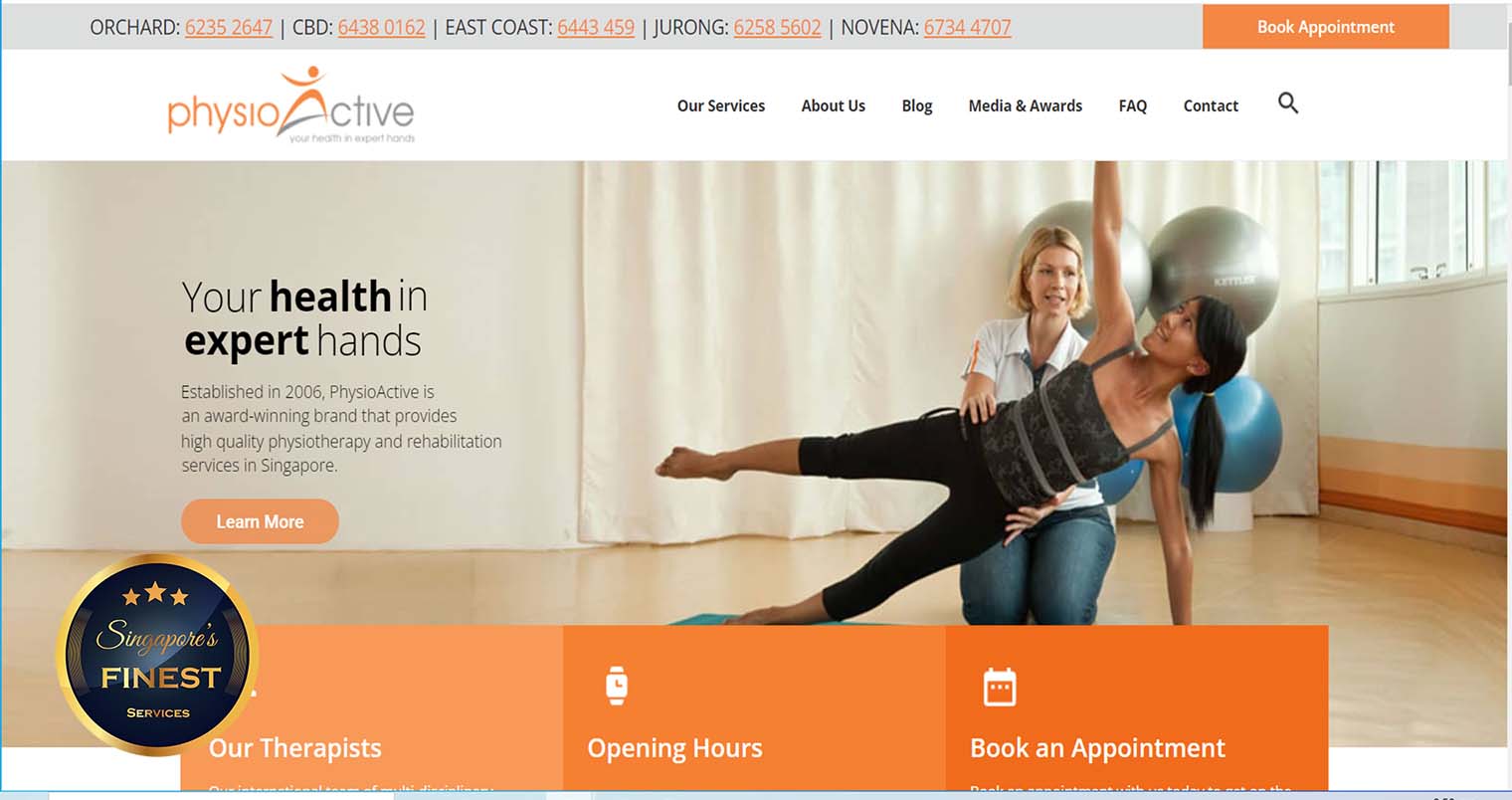 Physio Active - Physiotherapy Clinics Singapore