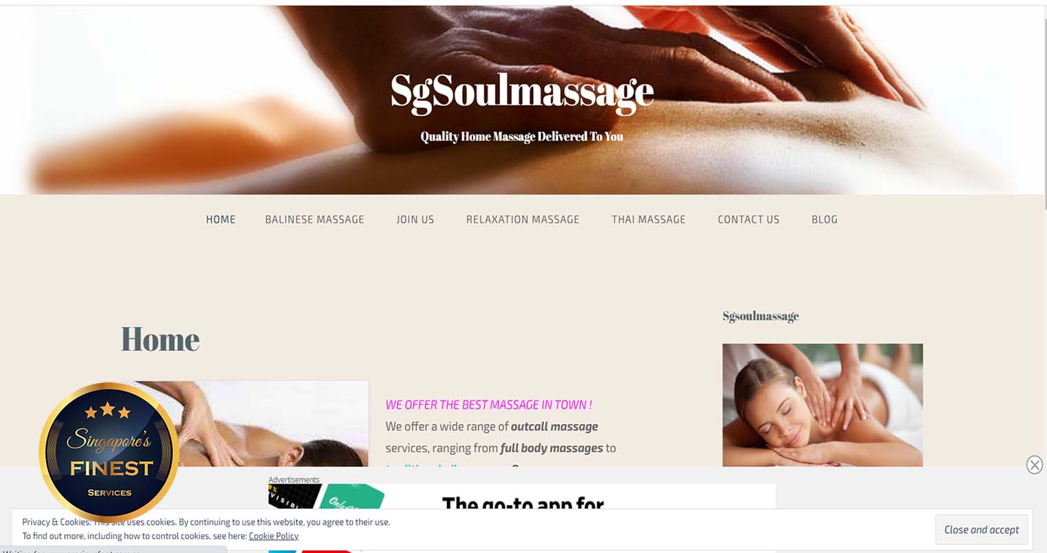 SG Soulmassage - Home Massage Singapore
