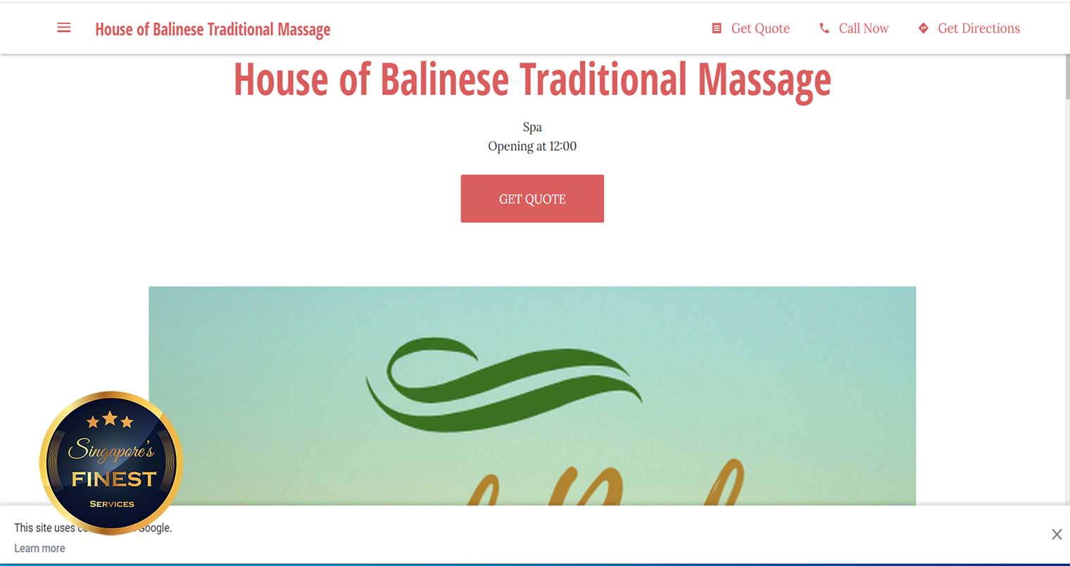House of Balinese - Home Massage Singapore