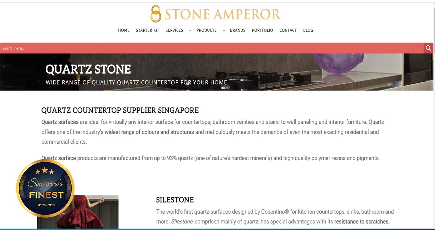 Stone Amperor - Quartz Countertops Singapore