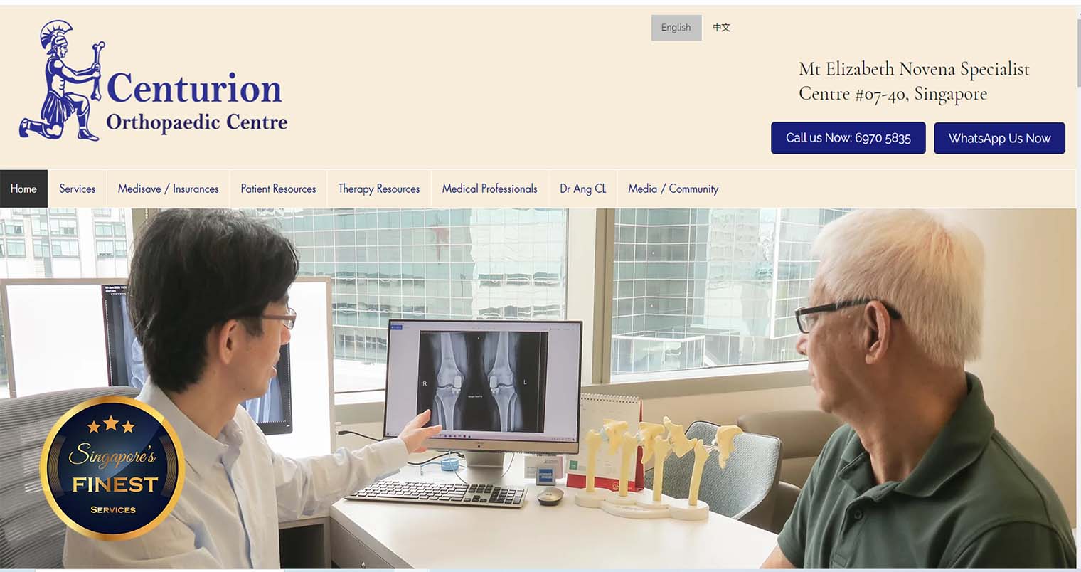 Centurion Ortho - Orthopedic Centers in Singapore