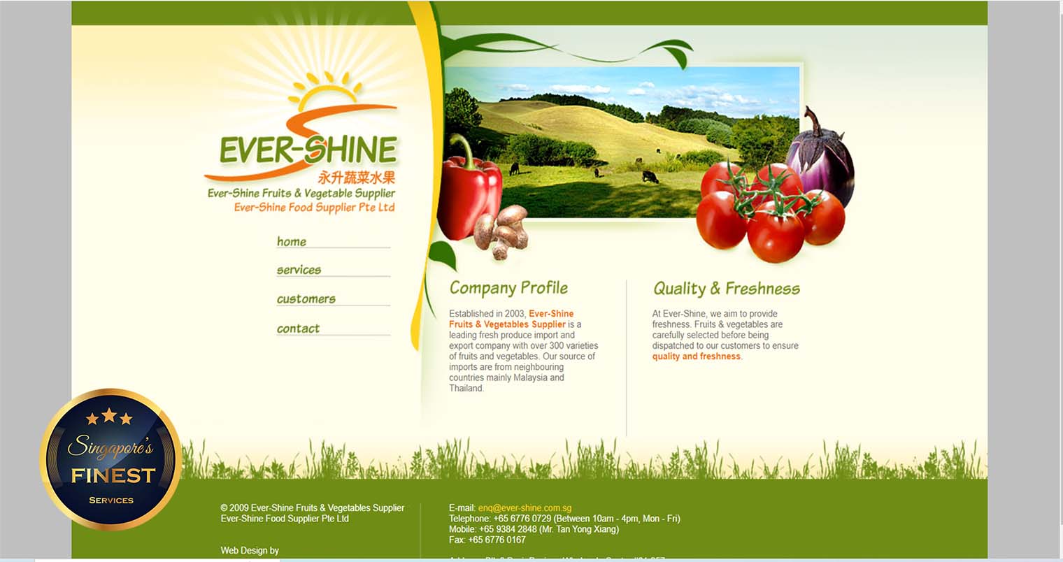 Ever Shine - Vegetable Suppliers in Singapore