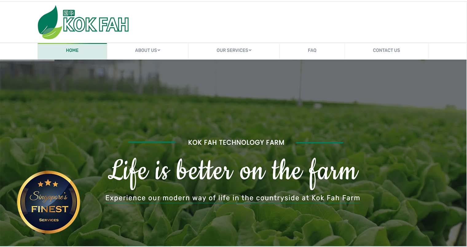 Kok Fah Farm - Vegetable Suppliers in Singapore