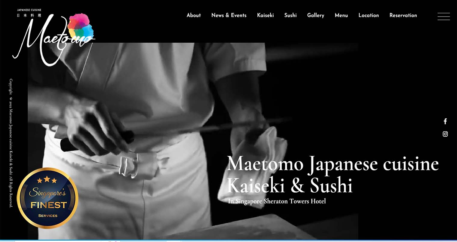 Maetomo Japanese Cuisine - Japanese Restaurant in Singapore
