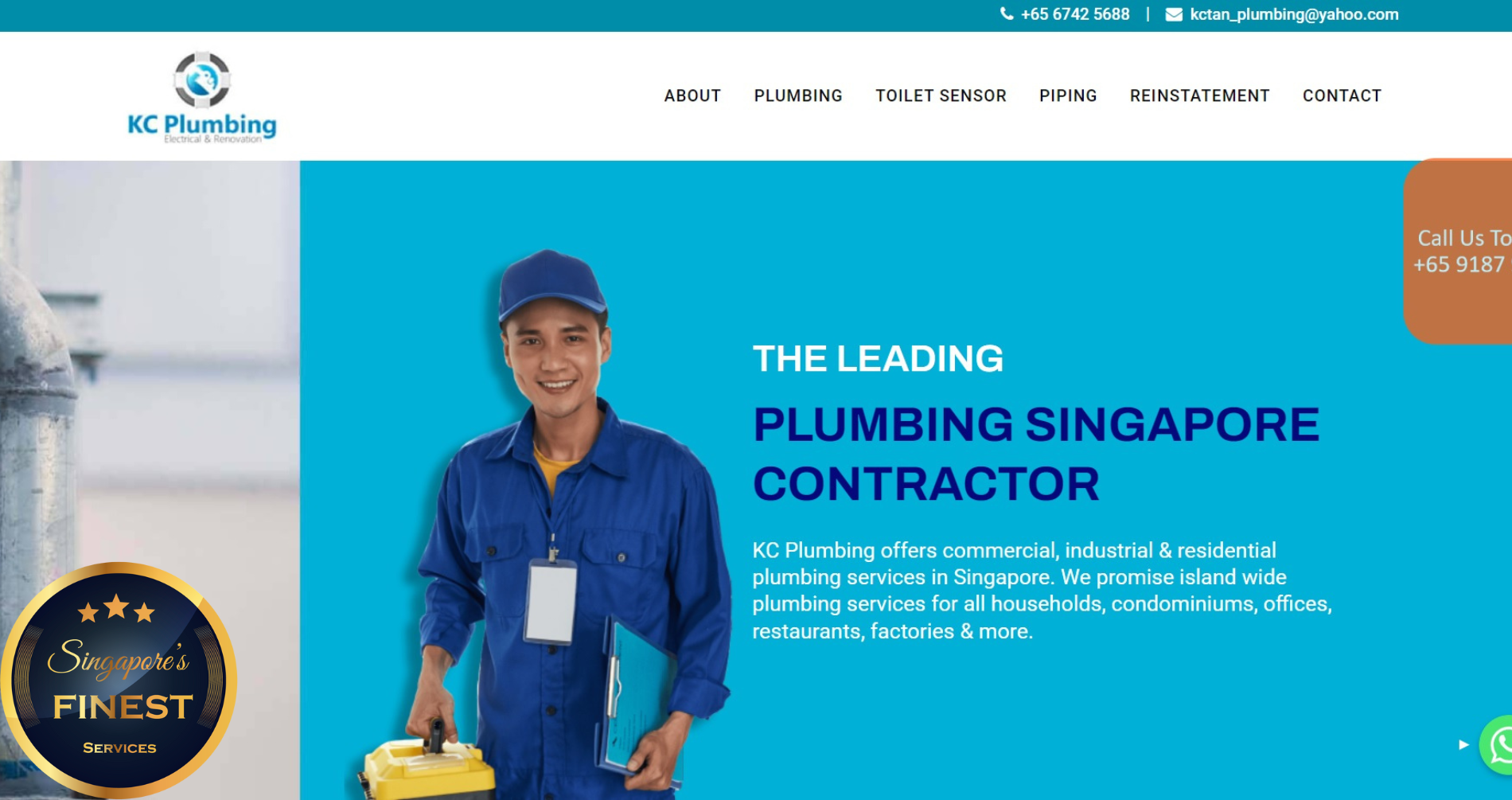 KC Plumbing - Licensed Plumber Singapore
