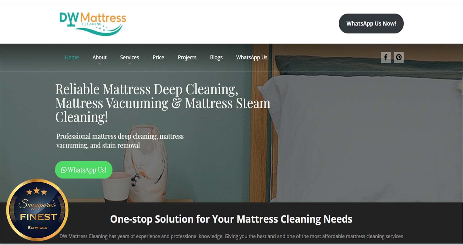 DW Mattress Cleaning - Mattress Cleaning Singapore