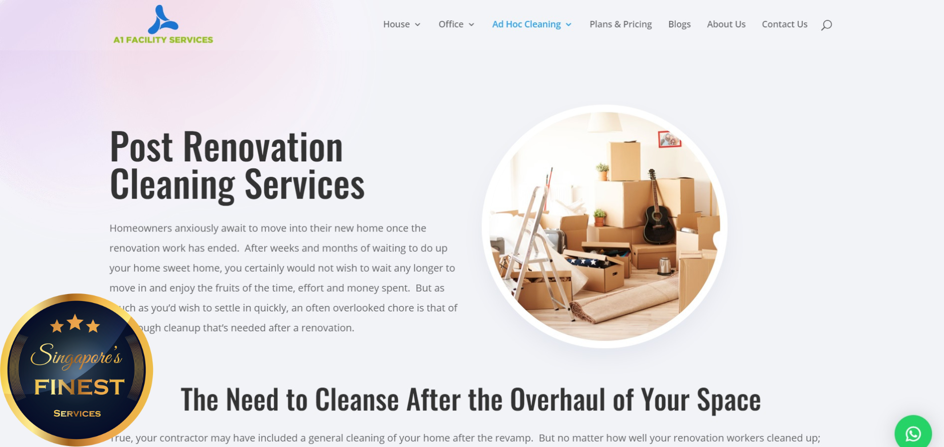 The Finest Experts on Post-Renovation Cleaning in Singapore