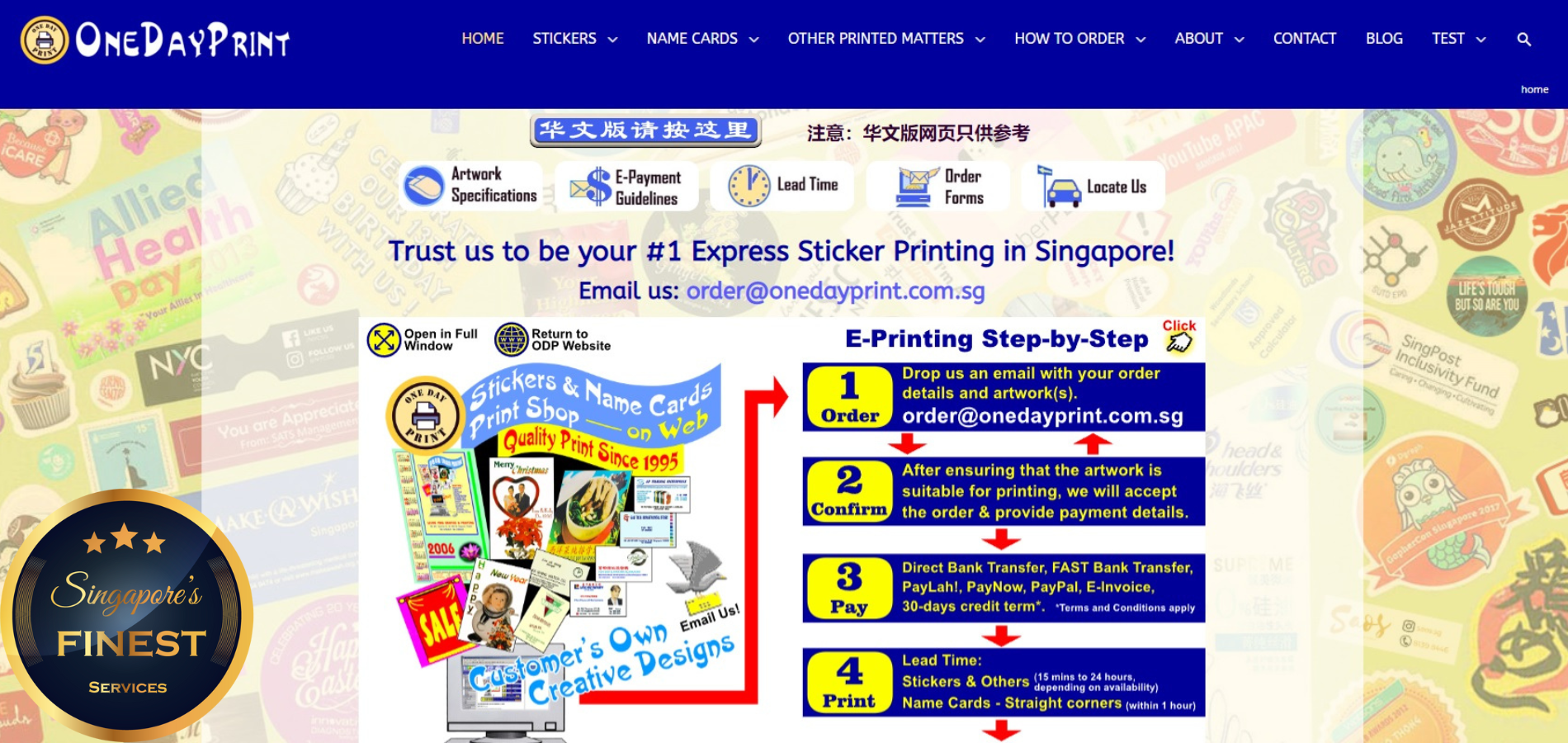 The  Finest Sticker Printing Services in Singapore