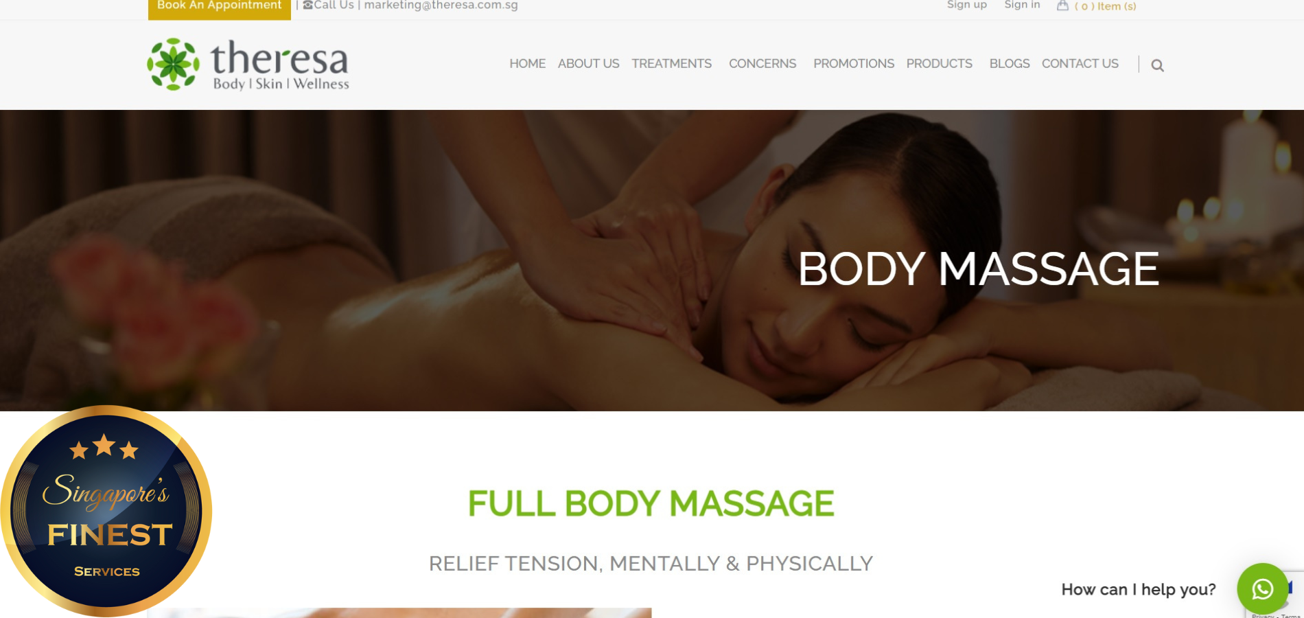 Theresa Beauty - Spa and Massage Singapore