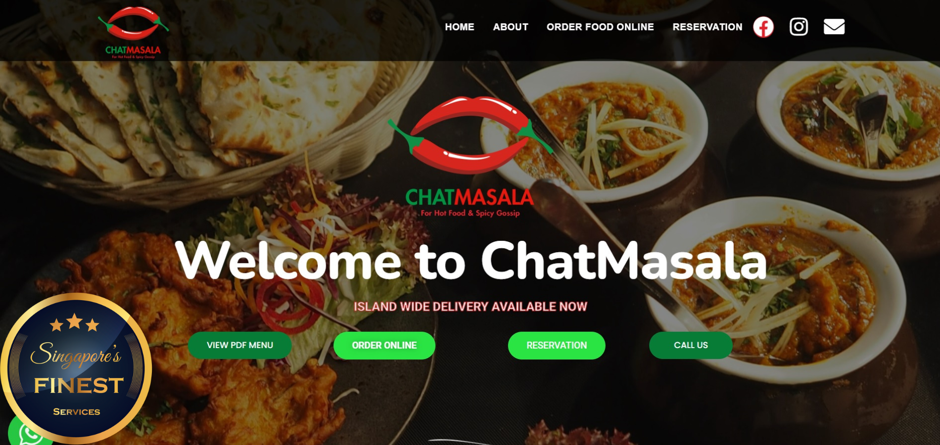 Chat Masala - Indian Restaurant Singapore
