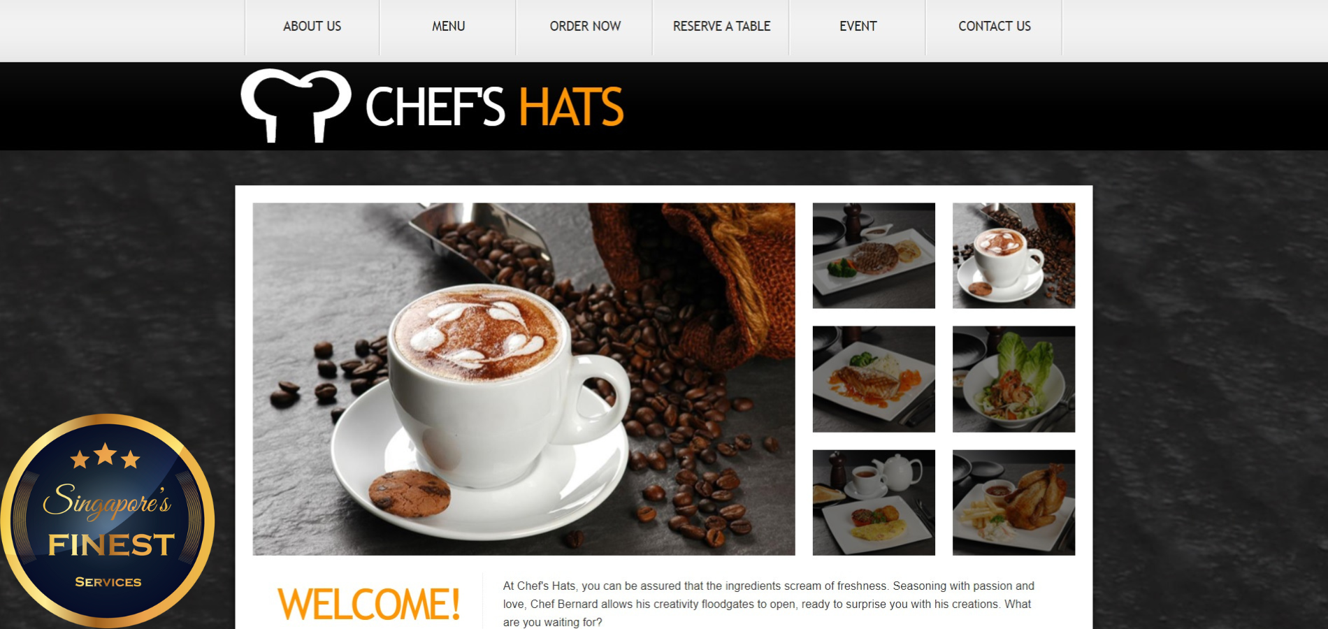 Chef's Hats - Western Restaurants Singapore