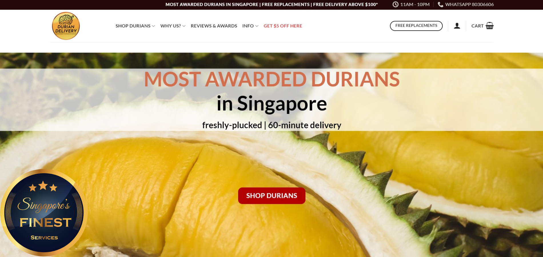 Durian Delivery Singapore - Durian Delivery Services Singapore