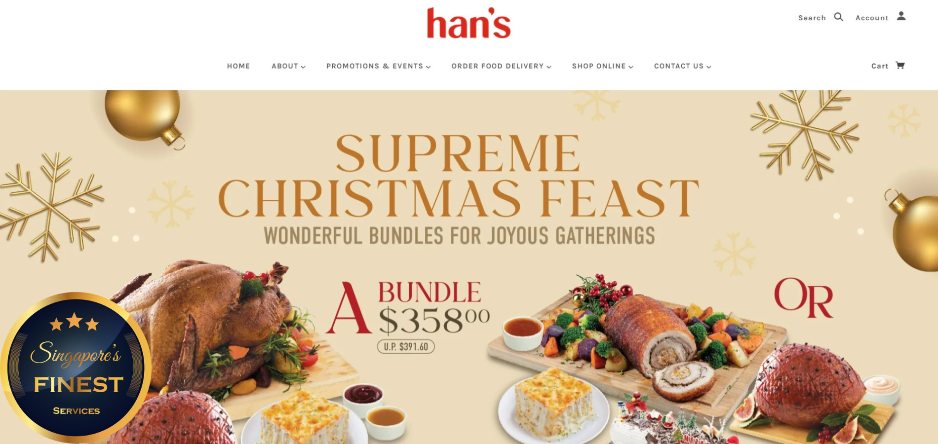Hans Cafe & Bakery - Halal Cakes Singapore
