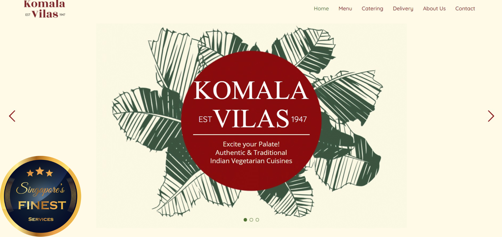 Komala Vilas  - Indian Restaurant Singapore
