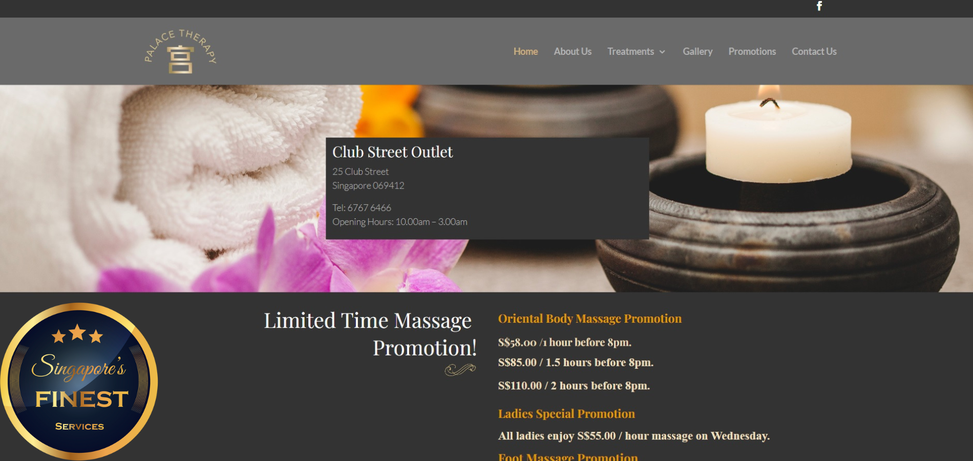 The Finest Spa and Massage in Singapore