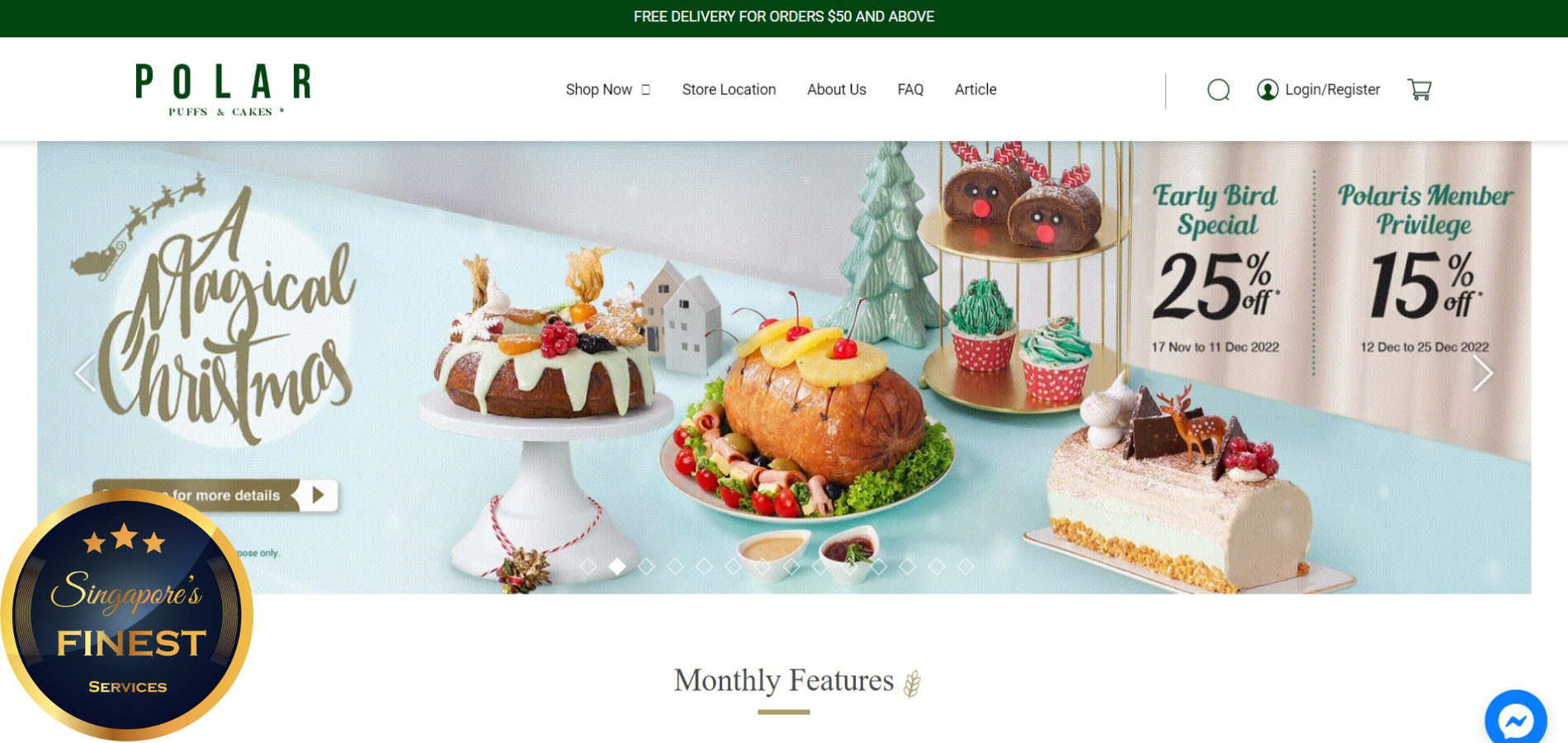Polar Puffs & Cakes - Halal Cakes Singapore