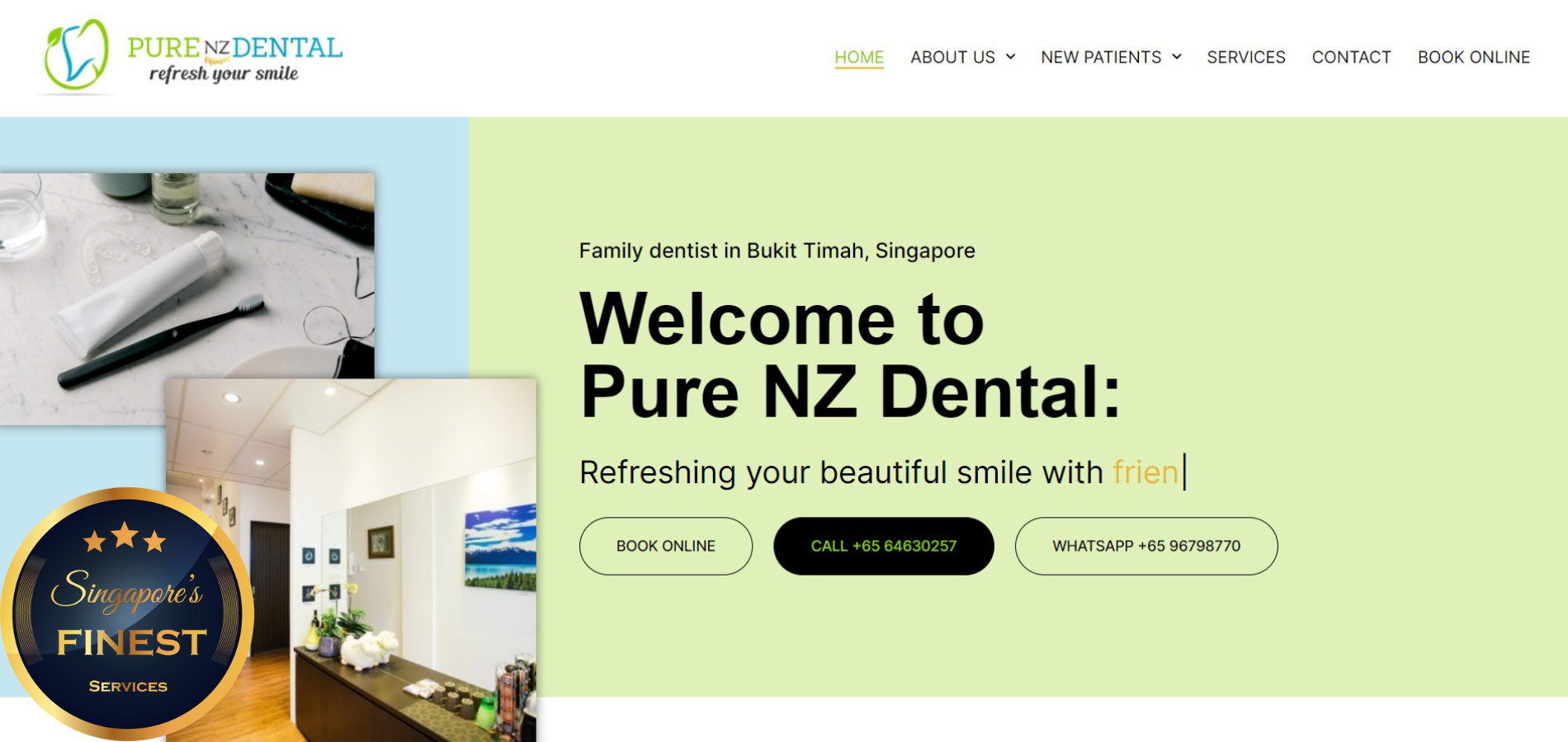 Pure NZ Dental - Dental Clinics Singapore
