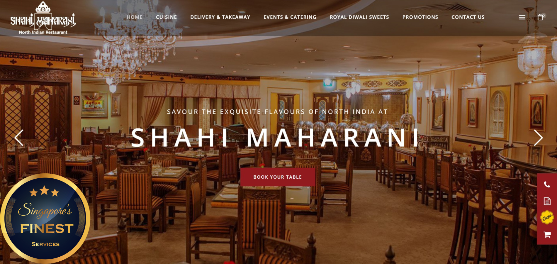 Shahi Maharani North Indian Restaurant - Nasi Lemak Singapore