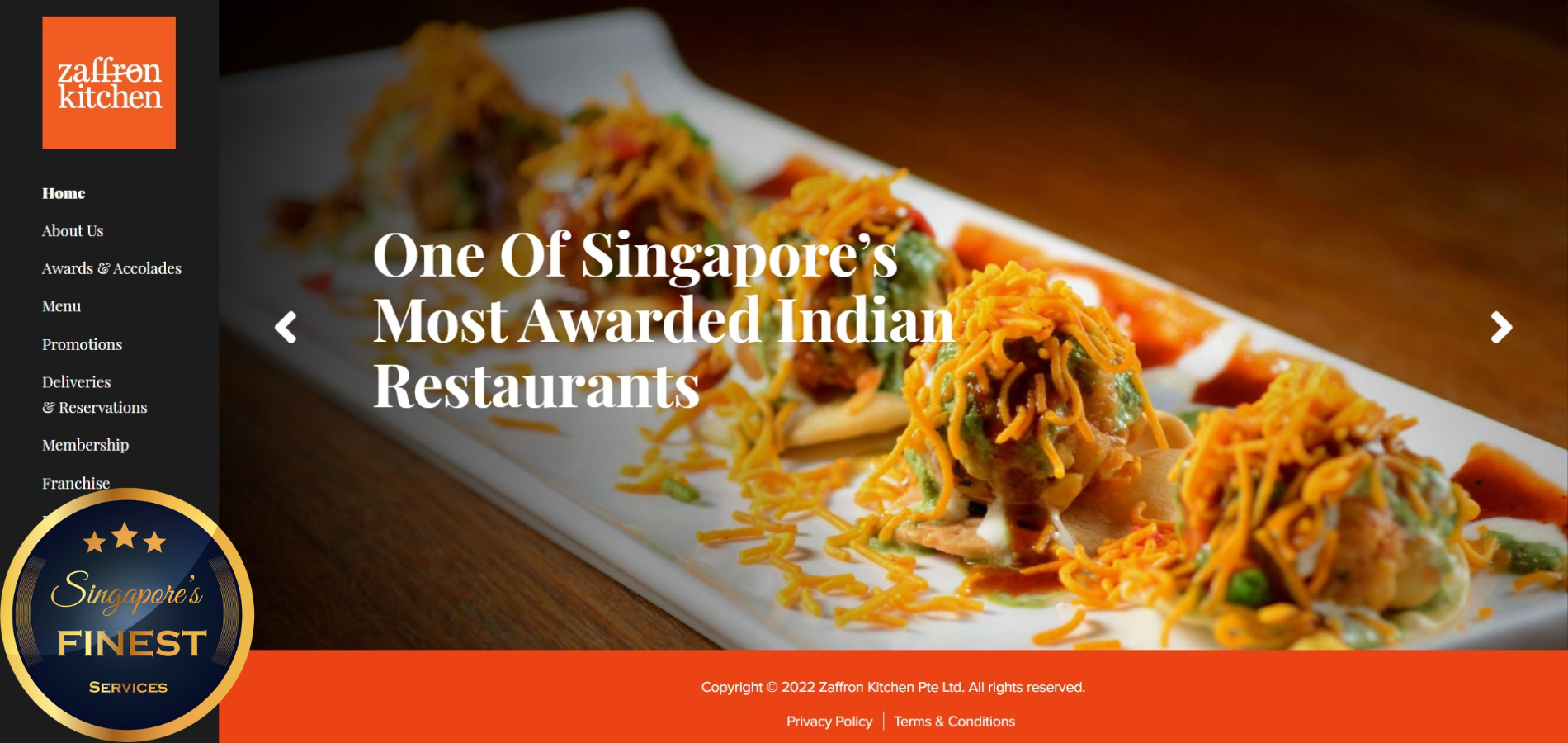 Zaffron Kitchen - Indian Restaurant Singapore