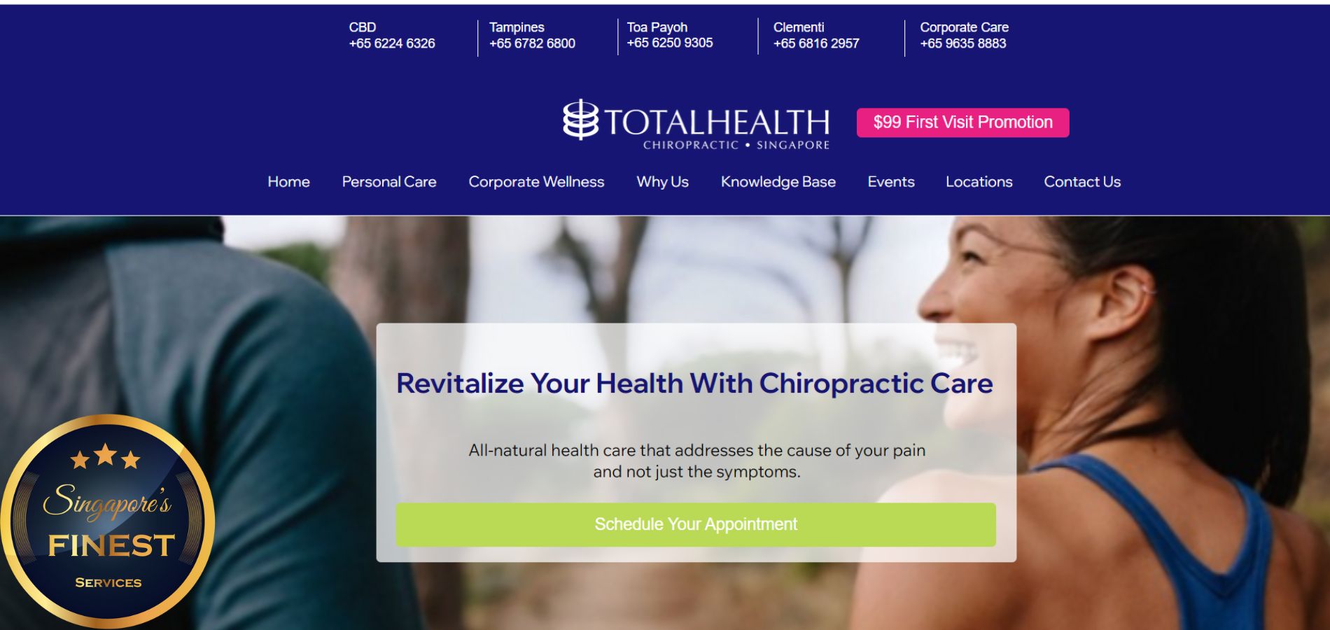 Total Health Chiropractic - Best Chiropractors in Singapore