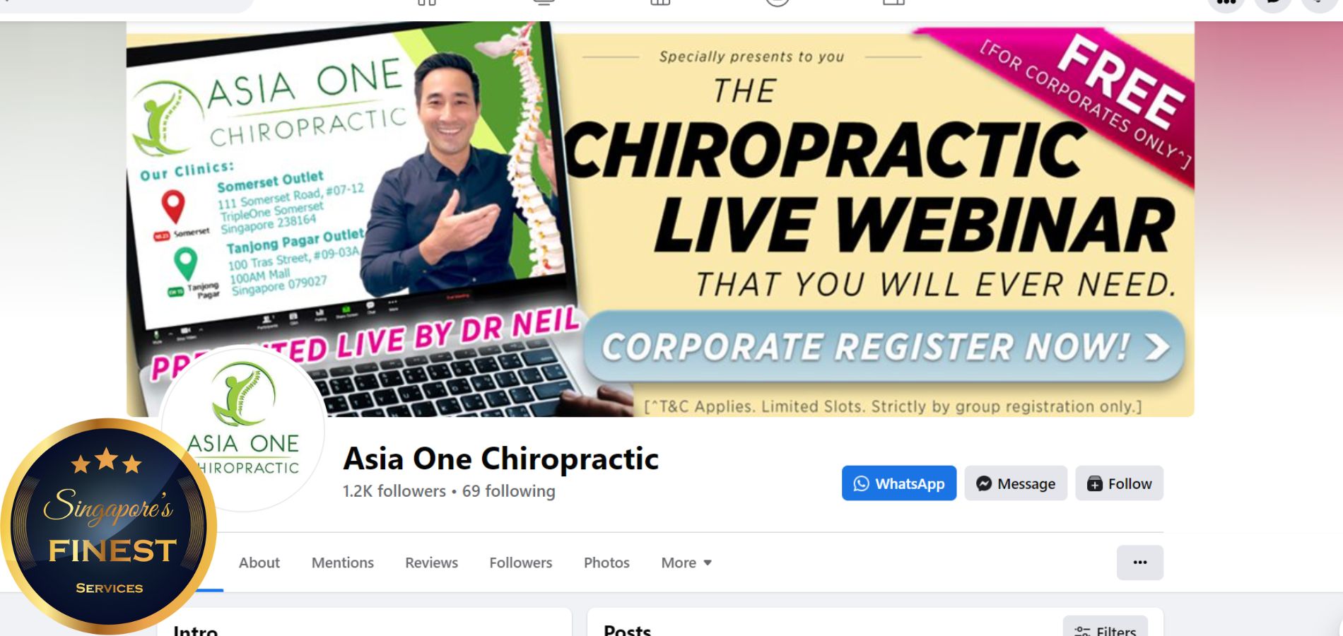 Asia One Chiropractic - Best Chiropractors in Singapore
