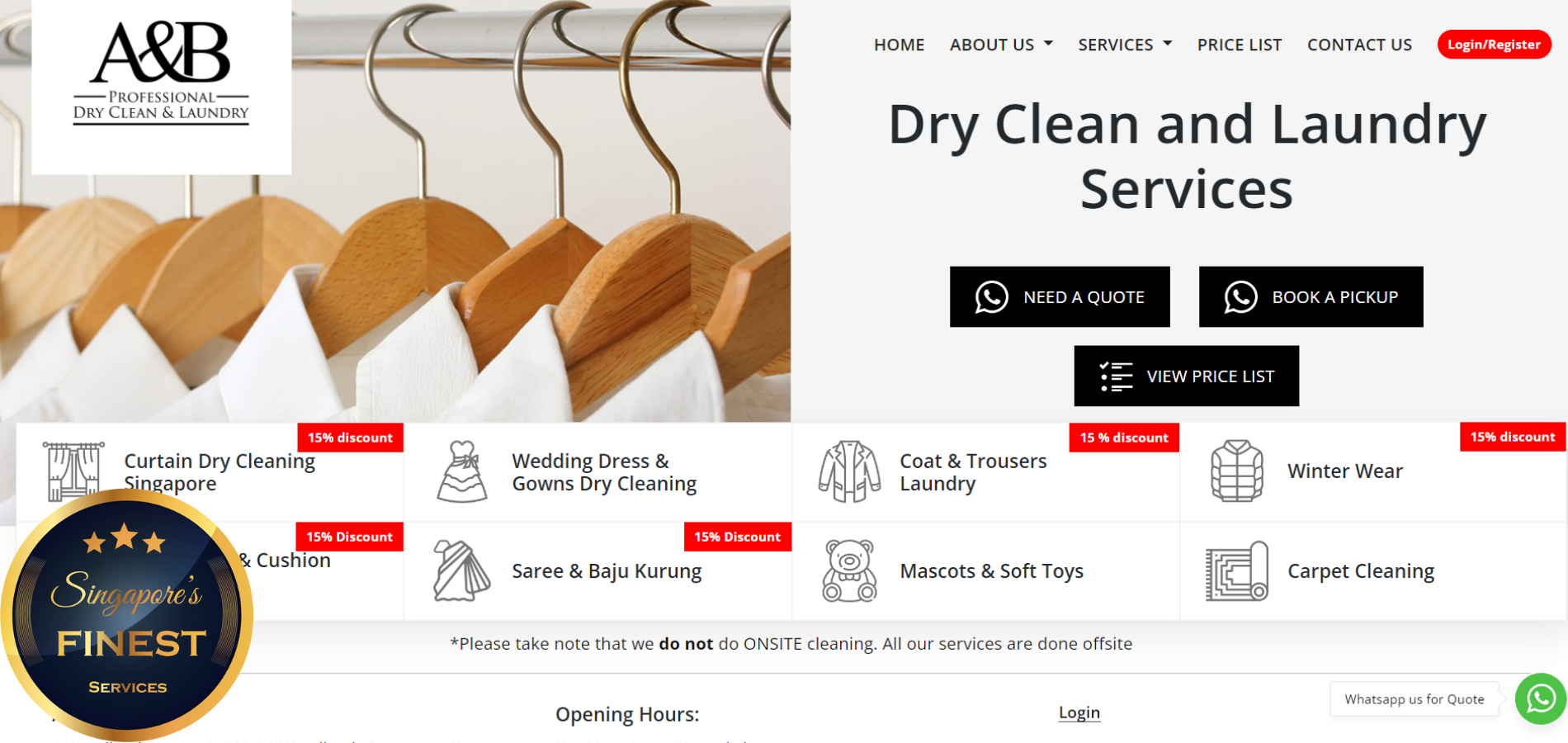 The Finest Dry Cleaning Services in Singapore
