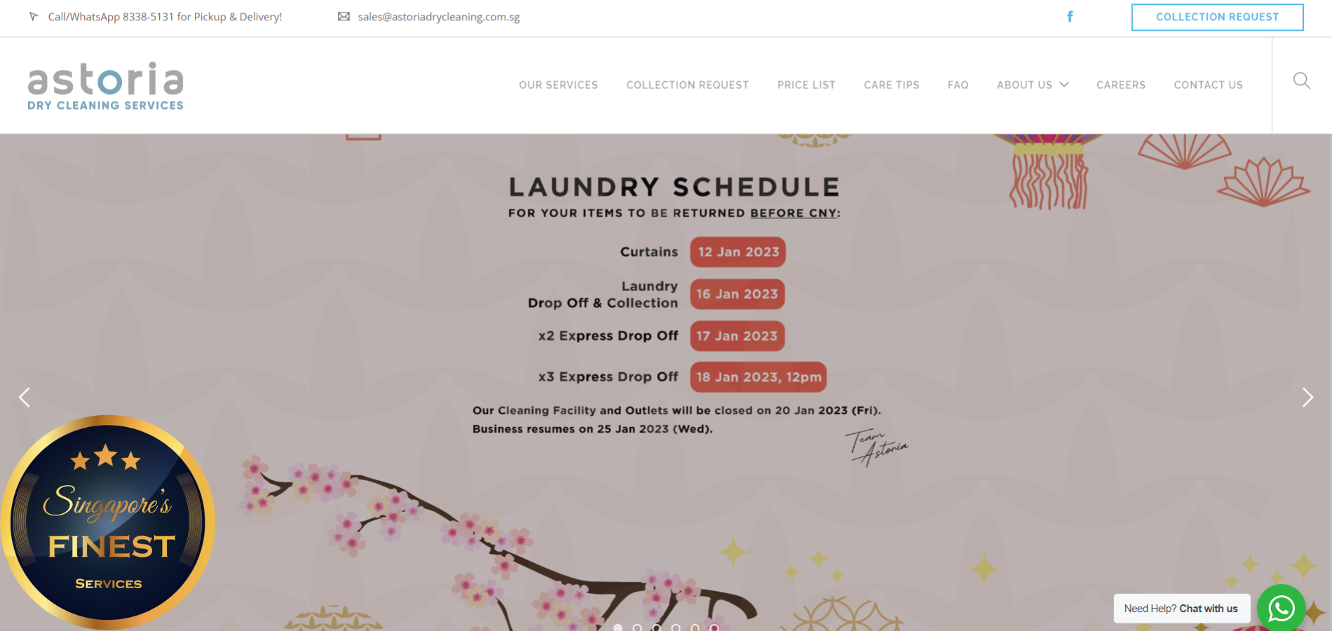 The Finest Dry Cleaning Services in Singapore