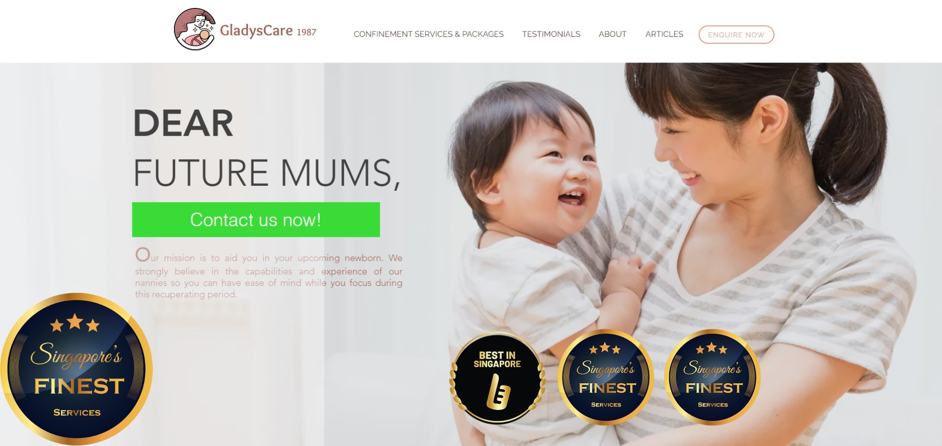 The Finest Confinement Nanny Services in Singapore
