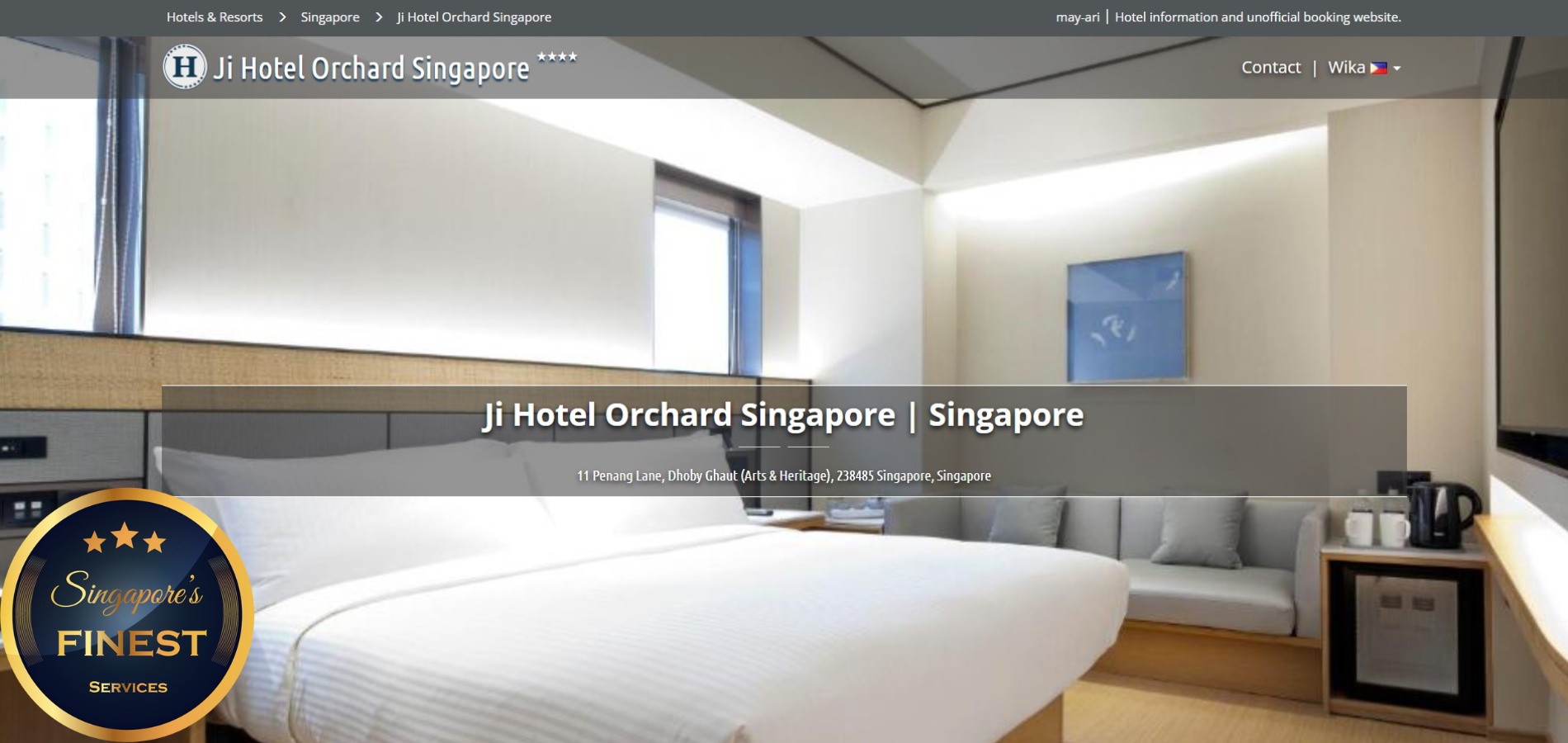 The 10 Finest Hotels in Dhoby Ghaut Singapore