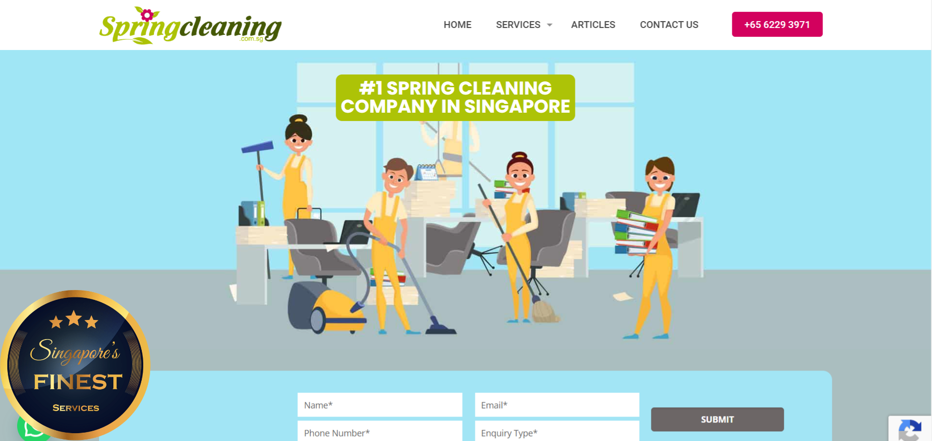 The Finest Spring Cleaning Services in Singapore