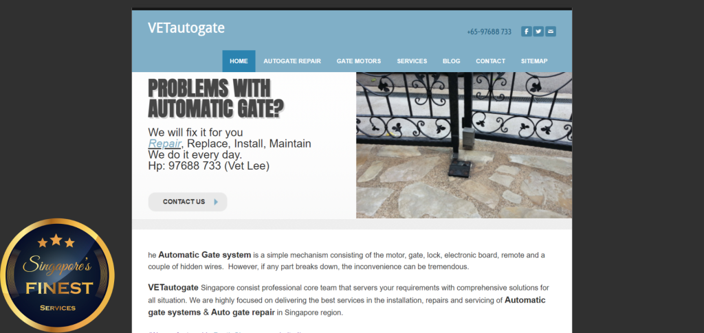 6 Trustworthy Auto Gate Repairs in Singapore [2026]