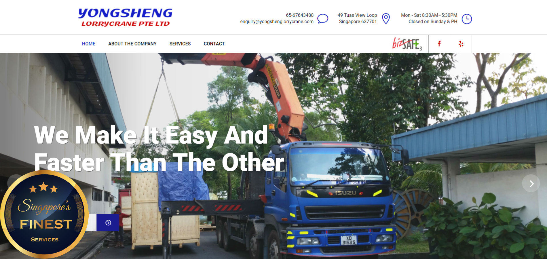 The Finest Crane Services in Singapore
