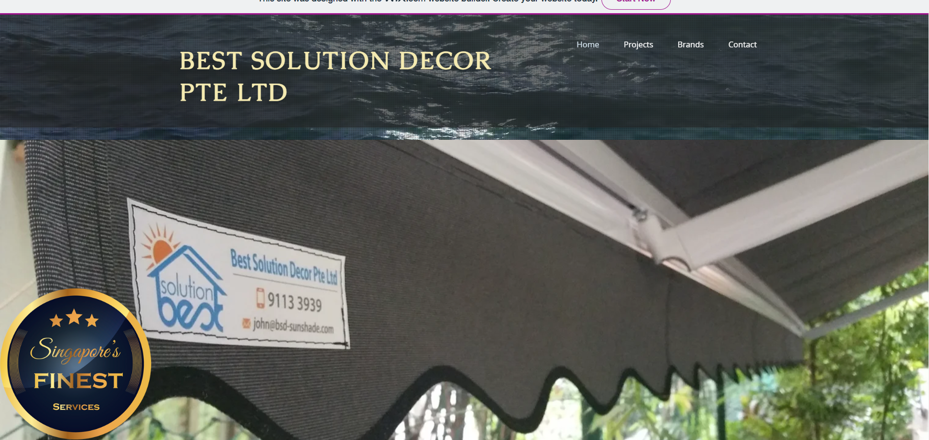 The Finest Retractable Awning in Singapore
