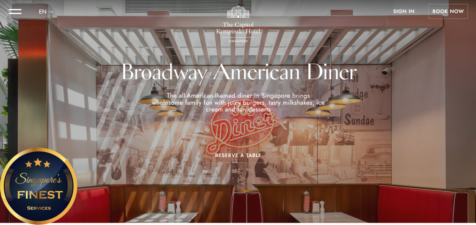 10 Best Western Food Restaurants In Singapore 2024   Broadway American Dinner 1536x728 