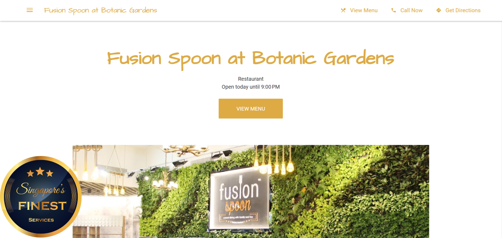 The Finest Restaurants Near Botanic Gardens